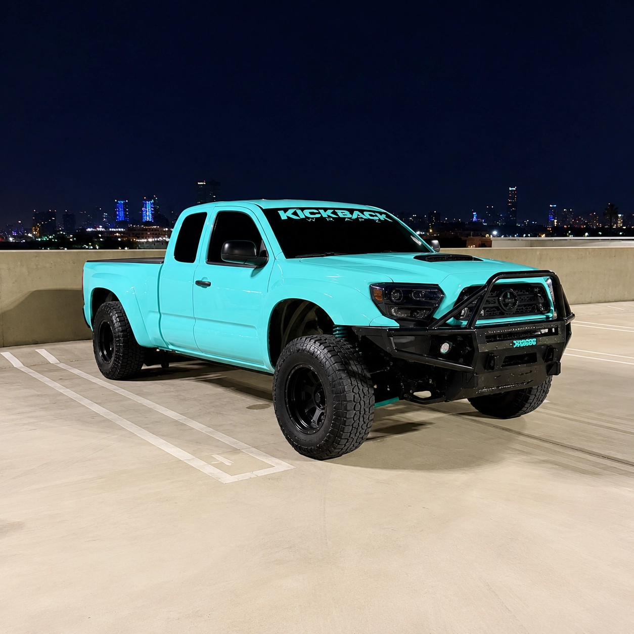Truck wrap build by KickbackWrapz
